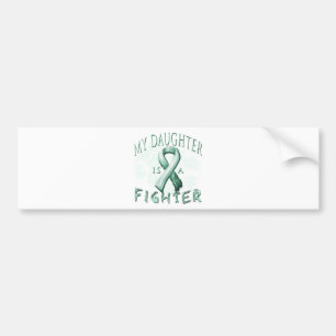 My Daughter is a Fighter Teal Bumper Sticker