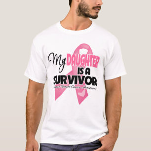 My Daughter is a Survivor - Breast Cancer T-Shirt
