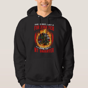 My Daughter Is Firefighter Thin Red Line Proud Fir Hoodie