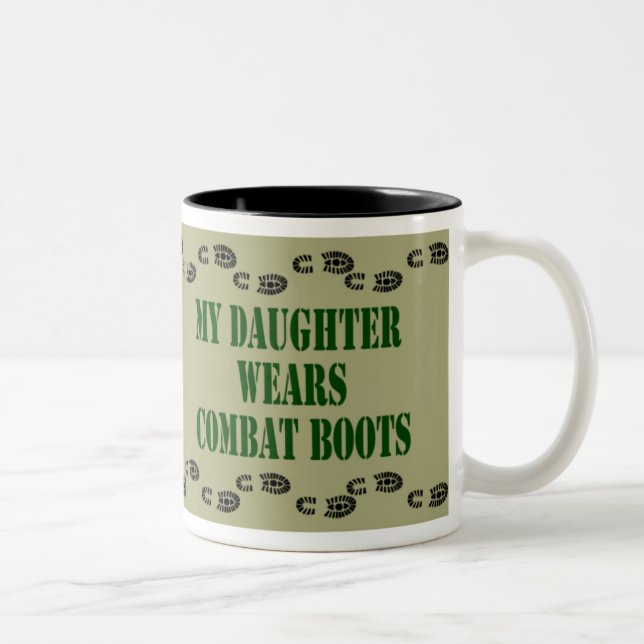 My Daughter Wears Combat Boots Mug (Right)