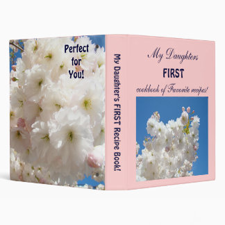 My Daughters FIRST cookbook of Favourite Recipes! Binder