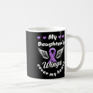 My Daughter's Wings Cover My Heart Overdose Awaren Coffee Mug