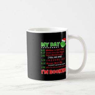 My day schedule I’m booked Christmas sweater Chris Coffee Mug