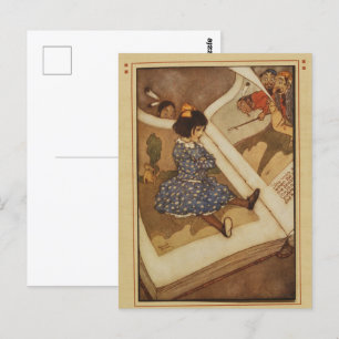 My Days with the Fairies Illustrations Postcard