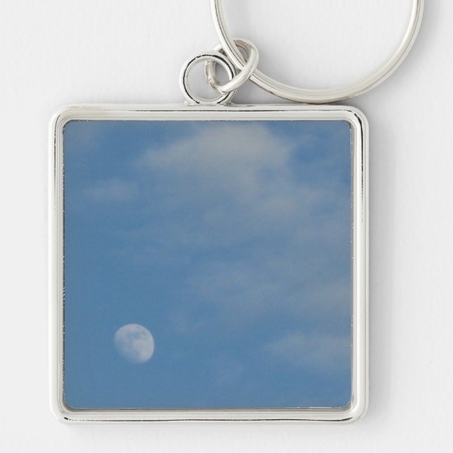 My Daytime Moon - Large Premium Square Key Chain (Front)