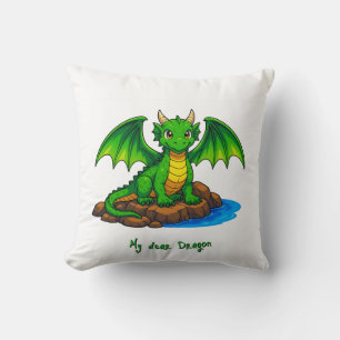 My dear Dragon Throw Pillow