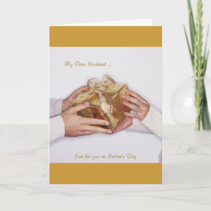 My Dear Husband... Just for you on Father's Day Card