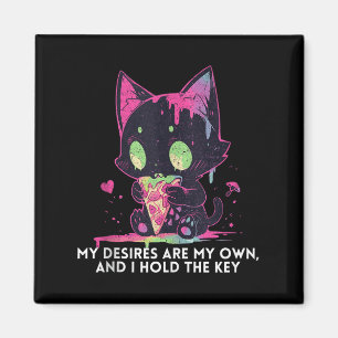 My Desires Are My Own And I Hold The Key Stoic Cat Magnet