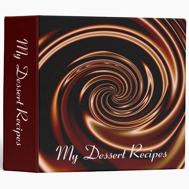 My Dessert Recipes Binder (Front/Spine)