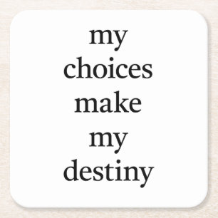My Destiny Paper Coaster
