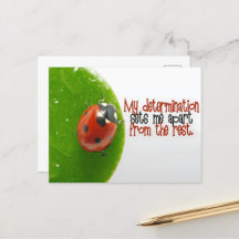 "My determination" Motivation Affirmation