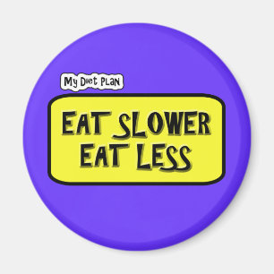 My Diet Plan ... Eat Slower Eat less Magnet