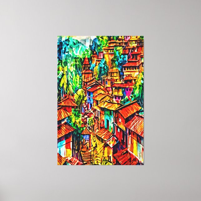  My digital art brush Canvas Print (Front)