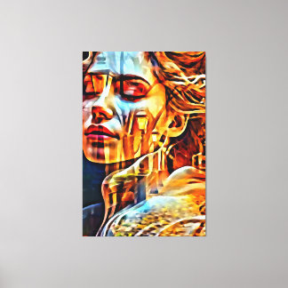 My digital art brush Canvas Print