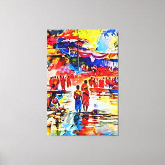 My digital art brush Canvas Print