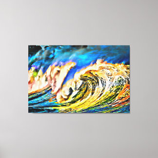 My digital art brush canvas print