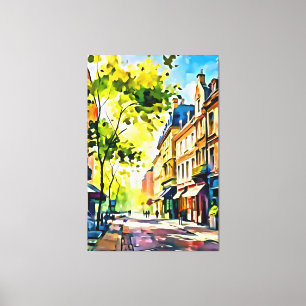 My digital art brush canvas print