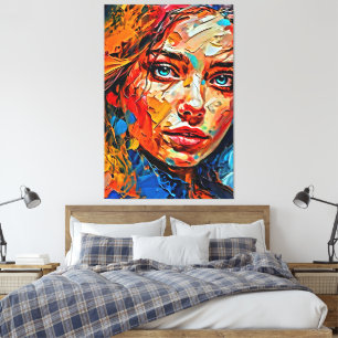 My digital art brush Canvas Print