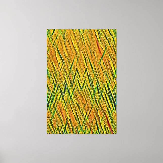 My digital art brush canvas print (Front)