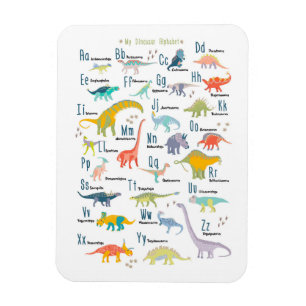 My Dinosaur Alphabet Magnet
