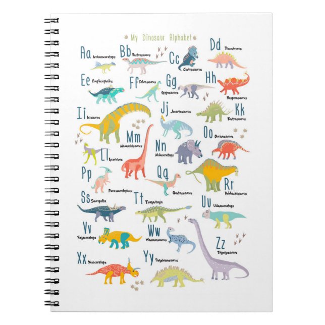 My Dinosaur Alphabet Notebook (Front)