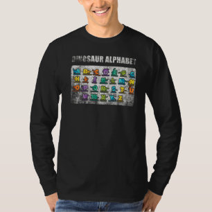 My Dinosaur Kids Alphabet Dino Fossil Abc 1 T-Shirt
