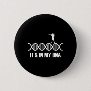 My Dna Biathlon Fingerprint Skiing Slogan Shooting 2 Inch Round Button