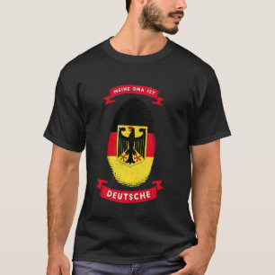My Dna Is Deutsche Germany Flag Fingerprint Nation T-Shirt