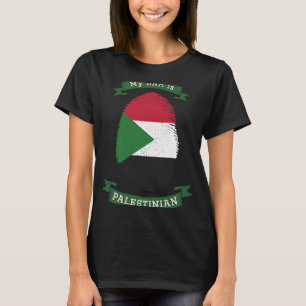 My DNA is Palestinian fingerprint Palestine Flag T-Shirt