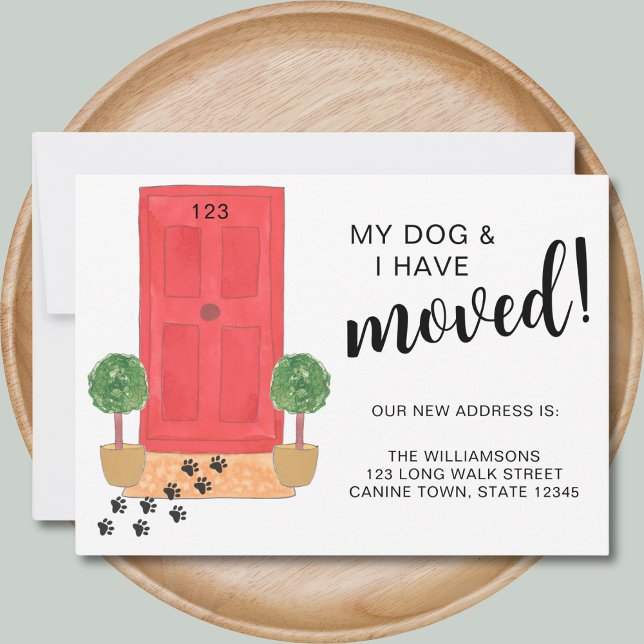 My Dog And I Have Moved Moving  Announcement (Creator Uploaded)