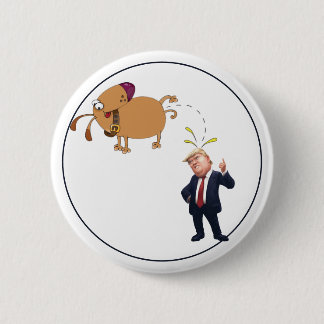 My Dog And The Pres 2 Inch Round Button