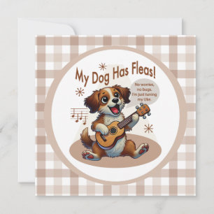My Dog Has Fleas Ukulele Tuning Song Invitation