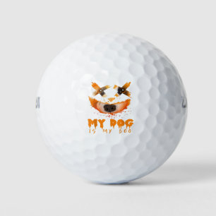 My Dog Is My Boo & Halloween Costume Idea with Bor Golf Balls