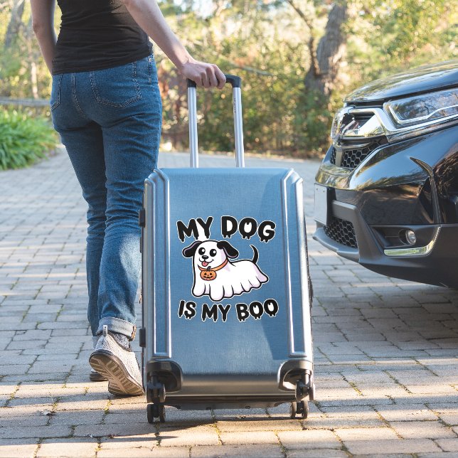 My Dog Is My Boo Shirt � Funny Dog Lover Gift 2025 (Suitcase Insitu)