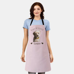 My Dog Is My Valentine – Personalized Pet  Apron