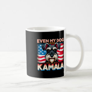 My Dog Loves Kamala Usa Flag Kamala Harris Dog Lov Coffee Mug