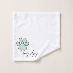 My dog wash cloth