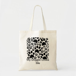 My Doggie Loves Me Tote Bag