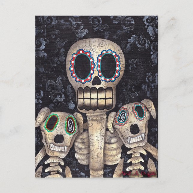 My Dogs and I Postcard (Front)