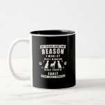 My Dogs Are The Reason I Wake Up Every Morning Two-Tone Coffee Mug<br><div class="desc">My Dogs Are The Reason I Wake Up Every Morning Really Freakin' Early Every Single Morning</div>