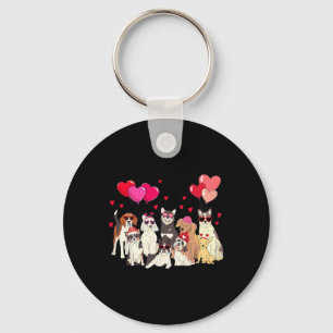 My Dogs Valentine Keychain