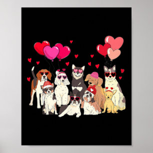 My Dogs Valentine Poster