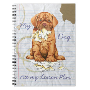 My Dogue de Bordeaux Ate My Lesson Plan Notebook