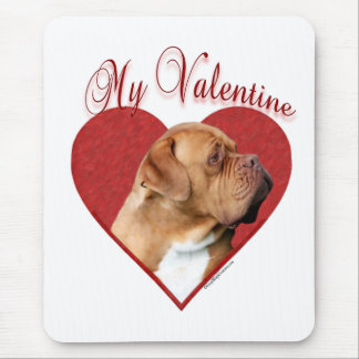 My Dogue de Bordeaux Valentine Mouse Pad