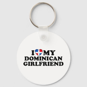 My Dominican Girlfriend Keychain