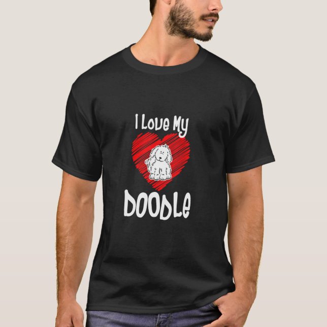 My Doodle Dog Poodle T-Shirt (Front)