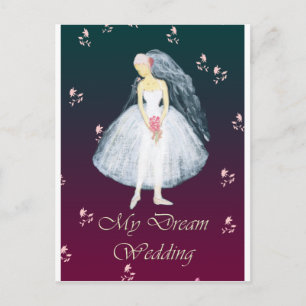 My dream wedding postcard