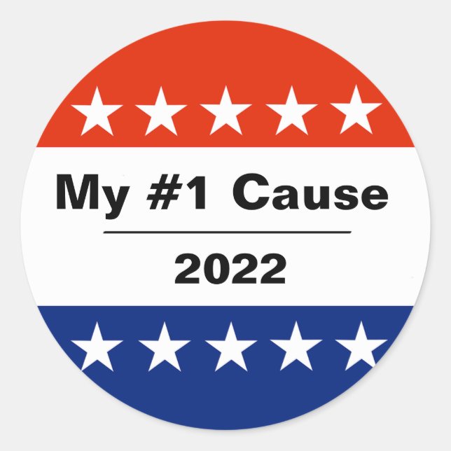 My Election Issue 2022 Classic Round Sticker (Devant)