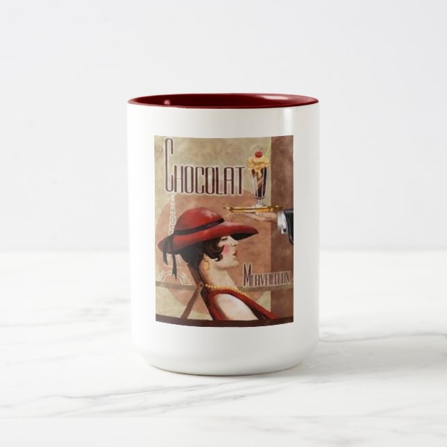 My Elegant French Chocolate Mug (Center)