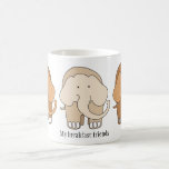 My Elephant Breakfast Mug<br><div class="desc">Whimsical elephants!  The perfect ensemble for a mug.  Purchase as is or personalize the message or delete it if you like.</div>